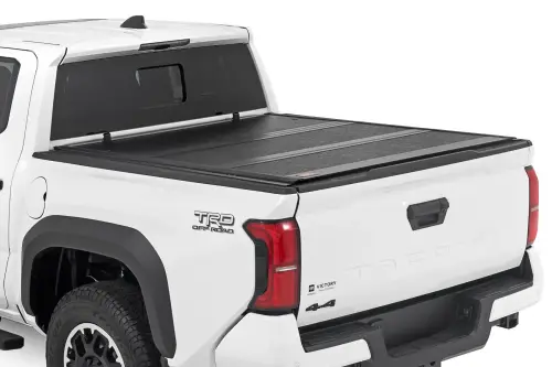 Rough Country - 47415551B | Rough Country Hard Low Profile Bed Cover For Toyota Tacoma 2/4WD (2024-2024) | 5' Bed