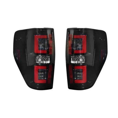 Recon Truck Accessories - 264368BK | Recon Tail Lights OLED in Smoked (2009-2014 F150 & Raptor)