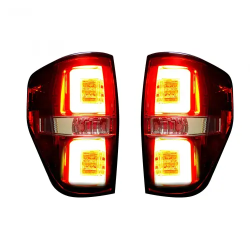 Recon Truck Accessories - 264368RBK | Recon Tail Lights OLED in Dark Red Smoked (2009-2014 F150 & Raptor)