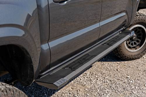 Rough Country - SRB051785A | Rough Country HD2 Aluminum Running Boards (2005-2023 Tacoma 2WD/4WD | Double Cab)