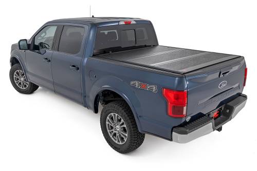 Rough Country - 47220500B | Rough Country Hard Low Profile Bed Cover (2019-2023 Ranger 2WD/4WD | 5' Bed)