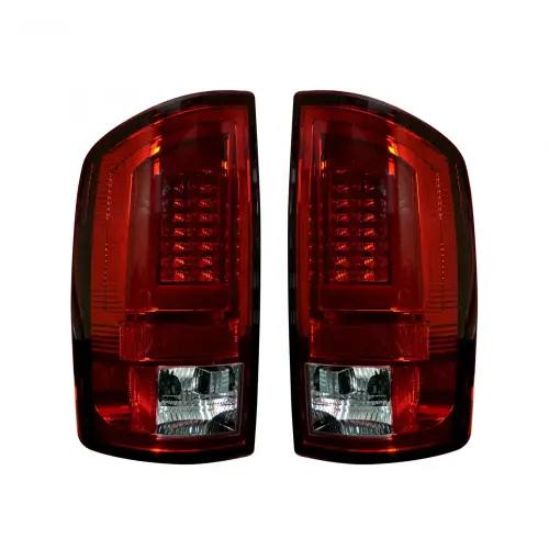 Recon Truck Accessories - 264371RD | Recon Tail Lights OLED in Red (2002-2006 Ram 1500 | 2003-2006 Ram 2500, 3500)