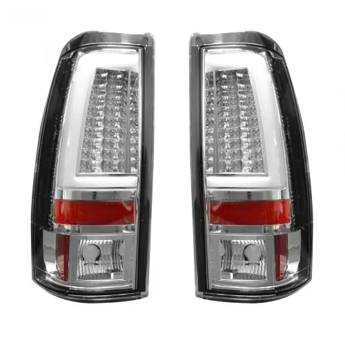 Recon Truck Accessories - 264373CL | Recon Tail Lights OLED in Clear (1999-2007 Silverado, Sierra 1500, 2500, 3500)