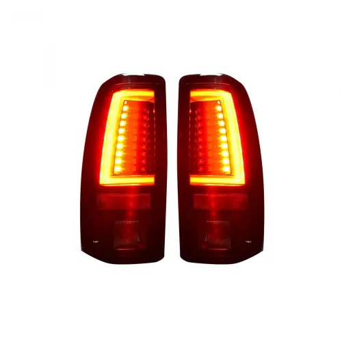 Recon Truck Accessories - 264373BK | Recon Tail Lights OLED in Smoked (1999-2007 Silverado, Sierra 1500, 2500, 3500)