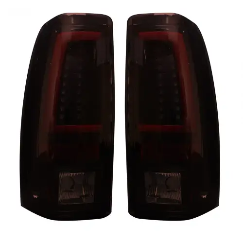 Recon Truck Accessories - 264373RBK | Recon Tail Lights OLED in Dark Red Smoked (1999-2007 Silverado, Sierra 1500, 2500, 3500)