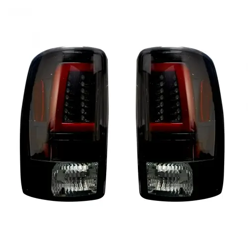 Recon Truck Accessories - 264377BK | Recon Tail Lights OLED in Smoked (2000-2006 Suburban, Tahoe, Yukon)