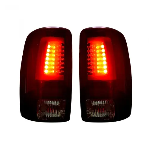 Recon Truck Accessories - 264377RBK | Recon Tail Lights OLED in Dark Red Smoked (2000-2006 Suburban, Tahoe, Yukon)