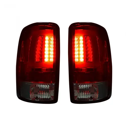 Recon Truck Accessories - 264377RD | Recon Tail Lights OLED in Red (2000-2006 Suburban, Tahoe, Yukon)