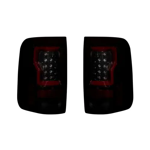 Recon Truck Accessories - 264378RBK | Recon Tail Lights OLED in Dark Red Smoked (2004-2008 F150)