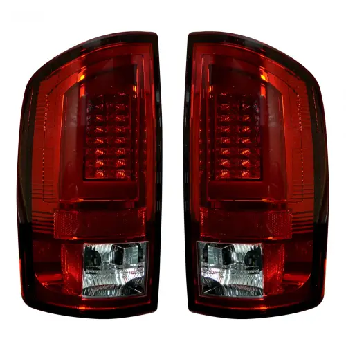 Recon Truck Accessories - 264379RD | Recon Tail Lights OLED in Red (2007-2008 Ram 1500 | 2007-2009 Ram 2500, 3500)