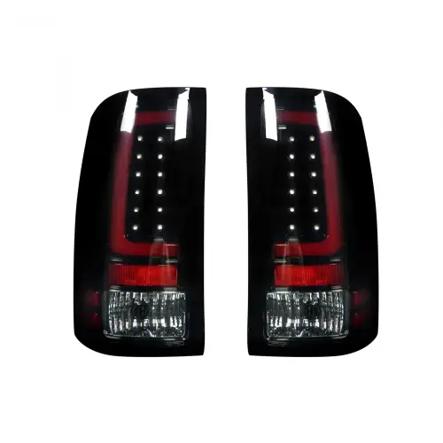 Recon Truck Accessories - 264389BK | Recon Tail Lights OLED in Smoked (2007-2013 Sierra 1500, 2500, 3500)