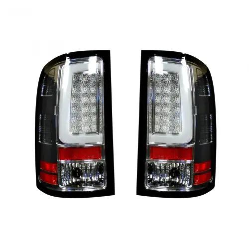 Recon Truck Accessories - 264389CL | Recon Tail Lights OLED in Clear (2007-2013 Sierra 1500, 2500, 3500)