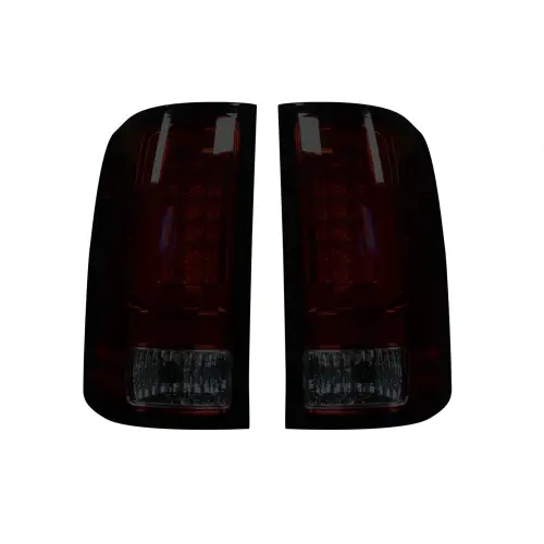 Recon Truck Accessories - 264389RBK | Recon Tail Lights OLED in Dark Red Smoked (2007-2013 Sierra 1500, 2500, 3500)