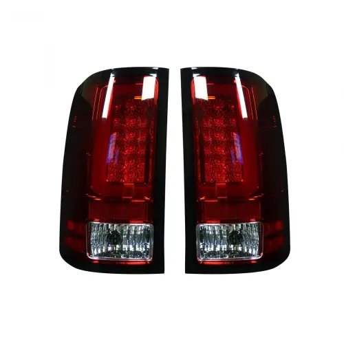 Recon Truck Accessories - 264389RD | Recon Tail Lights OLED in Red (2007-2013 Sierra 1500, 2500, 3500)