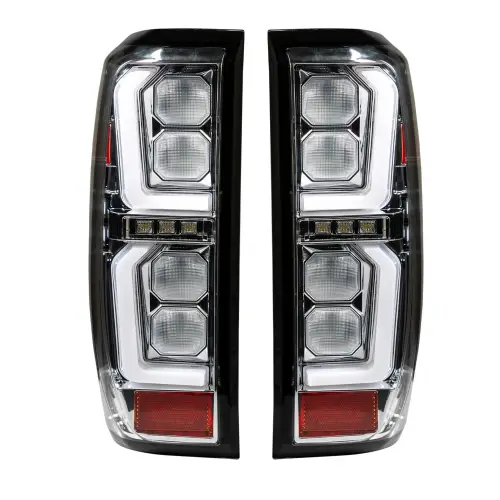 Recon Truck Accessories - 264398CL | Recon (Replaces OEM Halogen) Tail Lights OLED in Clear (2019-2023 Sierra 1500 | 2020-2023 Sierra 2500, 3500)