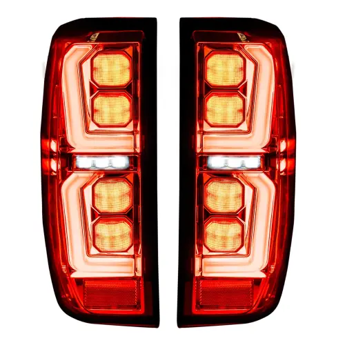 Recon Truck Accessories - 264398LEDCL | Recon (Replaces OEM LED) Tail Lights OLED in Clear (2019-2023 Sierra 1500 | 2020-2023 Sierra 2500, 3500)