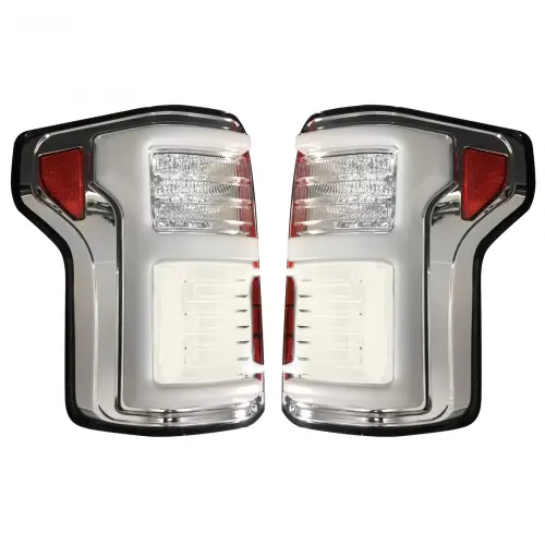 Recon Truck Accessories - 264468LEDCL | Recon (Replaces OEM LED) Tail Lights OLED in Clear (2018-2020 F150)