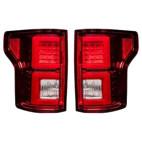 Recon Truck Accessories - 264468RD | Recon (Replaces OEM Halogen) OLED Tail Lights OLED Red (2018-2020 F150)