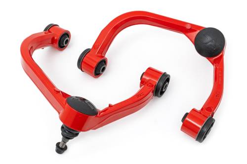 Rough Country - 51036RED | Rough Country 2.5-3.5 Inch Lift Red Upper Control Arms (2009-2020 F150 4WD)