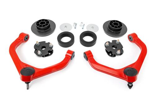 Rough Country - 31200RED | Rough Country 3 Inch Lift Kit with Struts Spacers / NO Rear Shocks (2012-2018 Ram 1500 4WD)