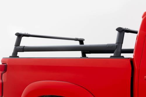 Rough Country - 10204 | Rough Country Half Height Aluminum Bed Rack (2019-2025 Silverado 1500 2WD/4WD)