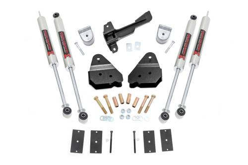 Rough Country - 41340 | Rough Country 3 Inch Lift Kit with M1 Monotube Shocks (2019-2022 F250, F350 4WD | Tremor)