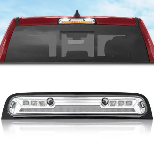 Recon Truck Accessories - 264102CL | Recon LED 3rd Brake Light Kit with White LED Cargo Lights in Clear (2019-2024 Ram 1500)