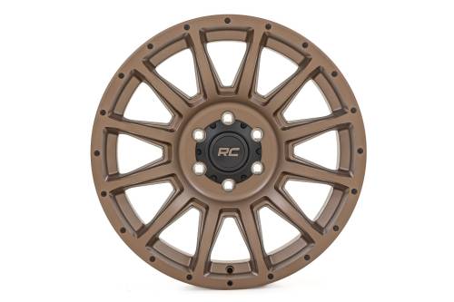 Rough Country - 90180912 | Rough Country 90 Series Wheel | One-Piece / Bronze / 18x9 / 6x5.5 / 0mm