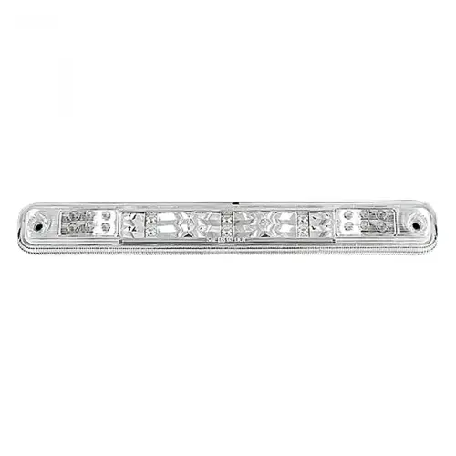 Recon Truck Accessories - 264123CL | Recon LED 3rd Bake Light Kit Red withWhite Cargo Lights in Clear (1994-1998 Silverado, Sierra 1500, 2500, 3500)