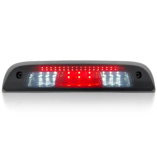 Recon Truck Accessories - 264128BKS | Recon LED 3rd Brake Light Kit Ultra High Power Scanning Red with White LED Cargo Lights in Smoked (2014-2018 Silverado, Sierra 1500 | 2014-2019 Silverado, Sierra 2500, 3500)