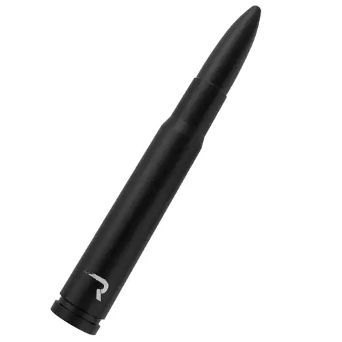 Recon Truck Accessories - 264ANT50BK | Recon .50 Cal Bullet Antenna (Fits OEM Factory Threaded Antenna) in Black