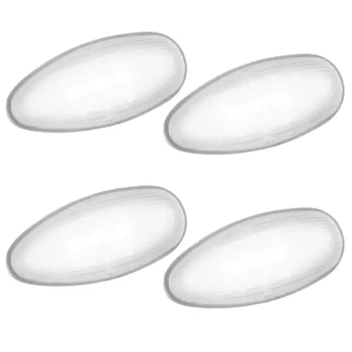 Recon Truck Accessories - 264133WHCL | Recon Dually Fender Lenses (4-Piece Set) w/ 4 White LED Lights in Clear (1999-2014 Silverado, Sierra 3500)