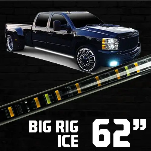 Recon Truck Accessories - 26414X | Recon 62" Big Rig Ice Light Kit LED in Amber