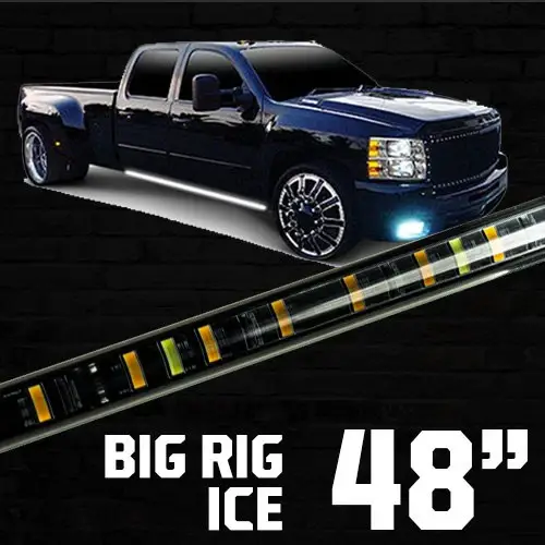 Recon Truck Accessories - 26413X | Recon 48" Big Rig ICE Light Kit LED in Amber