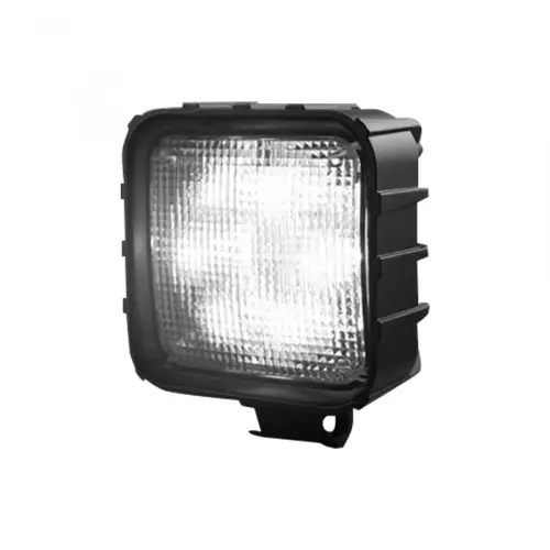 Recon Truck Accessories - 264504BK |  Recon  3500 Lumen Driving Light Kit 6000K 6 LEDs Black Chrome Square Housing Clear