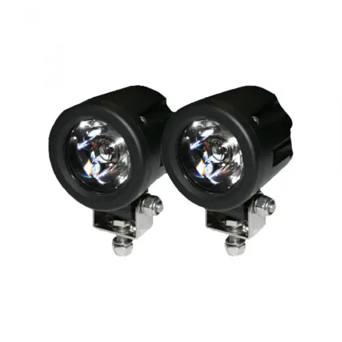 Recon Truck Accessories - 264505CL | Recon High-Power 3000 Lumen Driving Light Kit 6000K LEDs Chrome Circle Housing Clear