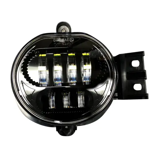 Recon Truck Accessories - 264522BK | Recon Fog Lights Set LED in Smoked & Black (2002-2008 Ram 1500 | 2003-2009 Ram 2500, 3500)