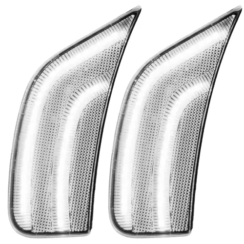 Recon Truck Accessories - 264231WHCL | Recon LED Front Fender Lens White LEDs in Clear (2021-2024 Escalade | 2021-2024 Suburban, Tahoe, Yukon)