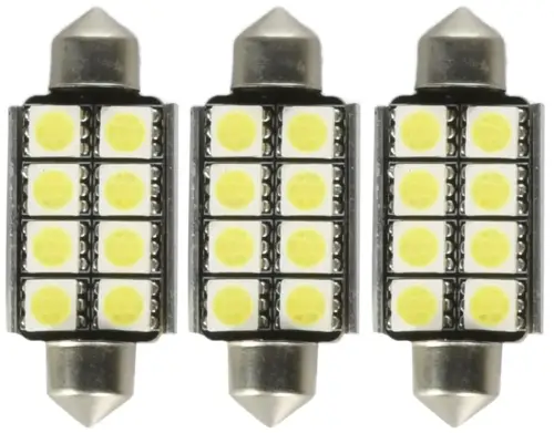 Recon Truck Accessories - 264164 | Recon LED Dome Light Replacement Set (2002-2008 Ram 1500 | 2003-2009 Ram 2500, 3500)