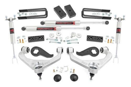 Rough Country - 97740 | Rough Country 3 Inch Lift Kit | UCAs | M1 | w/ Overloads | Chevy/GMC 2500HD 2WD/4WD (2020-2025)