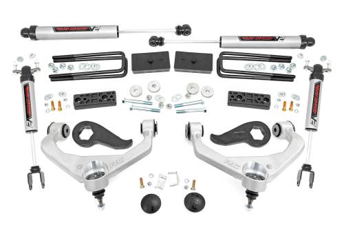 Rough Country - 97770 | Rough Country 3 Inch Lift Kit | UCAs | V2 | w/ Overloads | Chevy/GMC 2500HD 2WD/4WD (2020-2025)