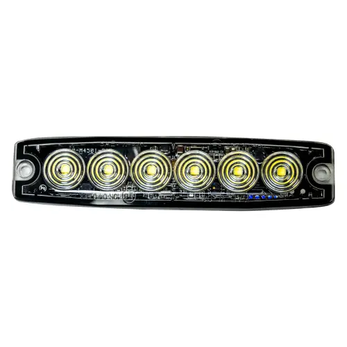 Recon Truck Accessories - 26425AM | Recon 6-LED 23 Function Ultra-Thin Strobe Light in Amber