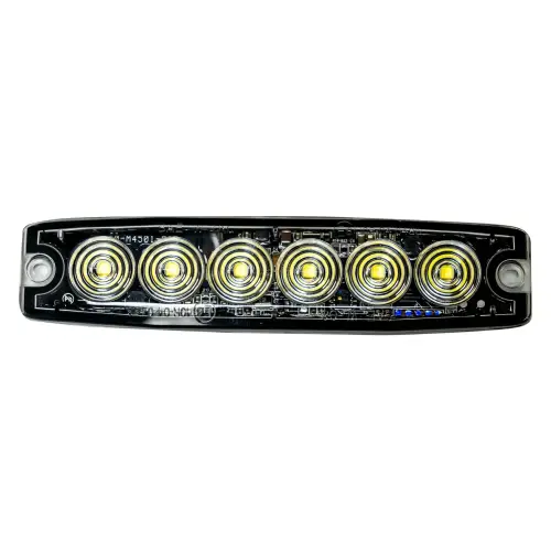 Recon Truck Accessories - 26425WH | Recon 6-LED 23 Function Ultra-Thin Strobe Light in White