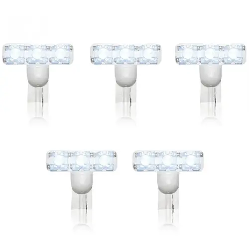 Recon Truck Accessories - 264180WHX | Recon 1-Watt 5 Cab Light Bulbs LED in White - 5 Piece Kit (1999-2016 F250, F350 Super Duty)