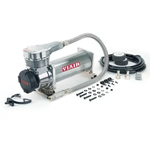 VIAIR - 48500 | VIAIR 485C Gen 2 Air Compressor 12 Volt In Platinum | 200 PSI, Max Air Tank Size 5.0 Gallon