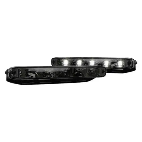 Recon Truck Accessories - 264151BK | Recon LED Daytime Running Lights Rectangular Housing with in Smoked