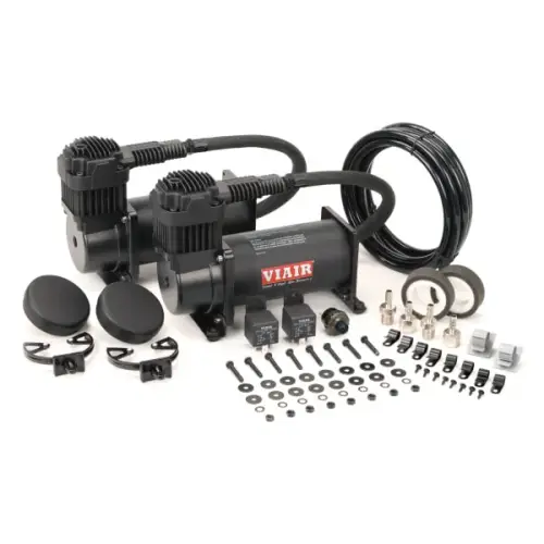 VIAIR - 40048 | VIAIR 400C Dual Performance Value Pack Air Compressor 12 Volt In Stealth Black | 150 PSI, Max Air Tank Size 10 Gallon