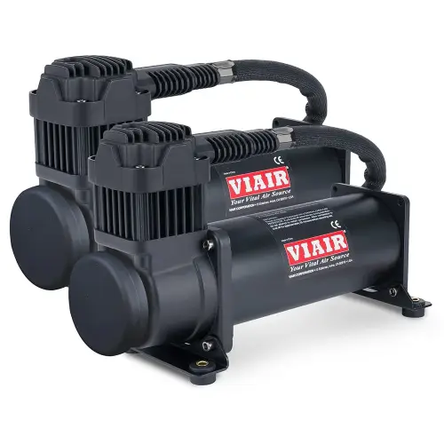 VIAIR - 44442 | VIAIR 444C Dual Performance Value Pack Air Compressor 12 Volt In Stealth Black | 200 PSI, Max Air Tank Size 10 Gallon