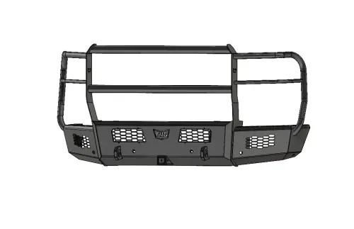 Flog Industries - FIFSS-C2535-2427F-FG | Frontier Series Full Guard Model Front Bumper 2 inch Receiver Tube NON Winch Compatible (2024 Silverado 2500 HD, 3500 HD)