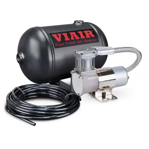 VIAIR - 10000 | VIAIR Ultra Light Duty Onboard Air Compressor System 12 Volt | 105 PSI, Includes 1.0 Gallon Air Tank